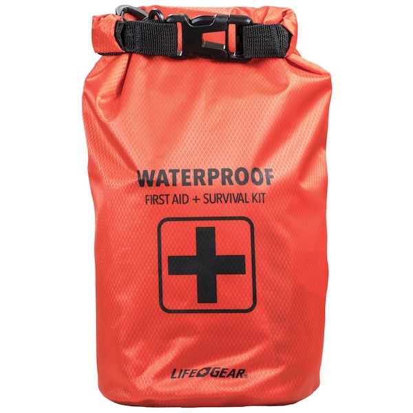 Life+Gear Dry Bag 130pcs First Aid and Survival Kit 41-3820